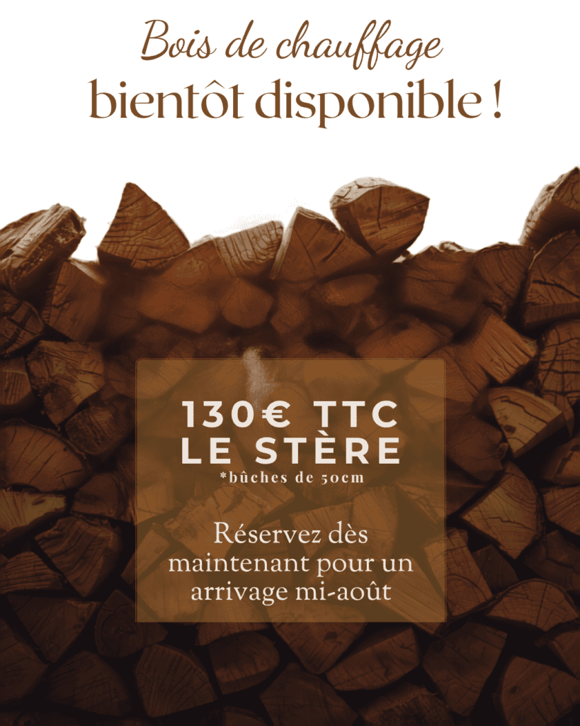 Bois de chauffage en 33cm ou 50cm (feuillus durs)